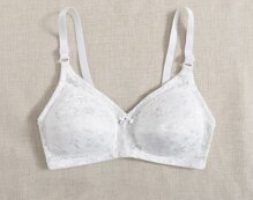 Simple Floral Lace Bra