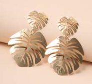Simple Leaf Drop Earrings