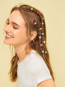 Simple Pigtail Hair Pin Set 50pcs