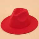 Simple Plain Fedora Hat