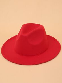 Simple Plain Fedora Hat