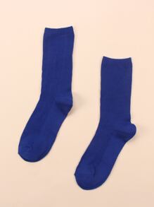 Simple Solid Socks