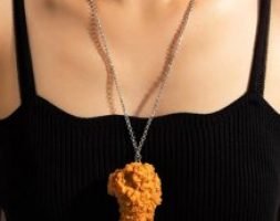 Simulation Food Pendant Necklace