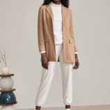 Single Breasted Lapel Collar Blazer