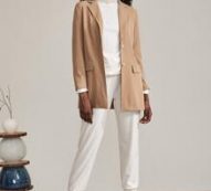 Single Breasted Lapel Collar Blazer