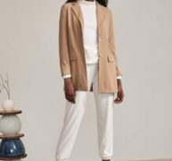 Single Breasted Lapel Collar Blazer