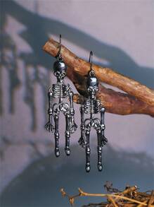 Skeleton Drop Earrings