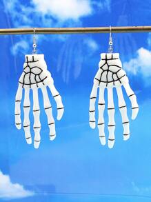 Skeleton Drop Earrings