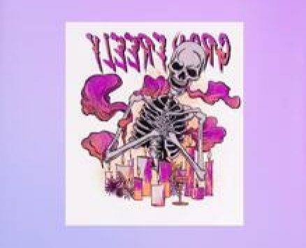 Skeleton Graphic Tattoo Sticker