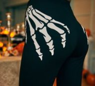 Skeleton Print Leggings