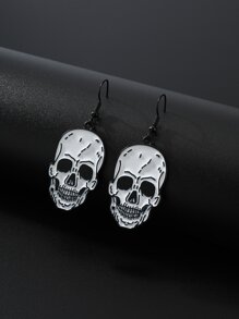 Skull Charm Earrings