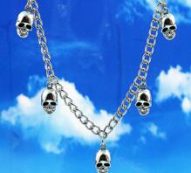 Skull Decor Chain Necklace