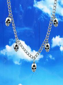 Skull Decor Chain Necklace