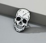 Skull Design Brooch