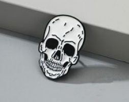 Skull Design Brooch