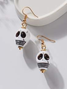 Skull Drop Earrings