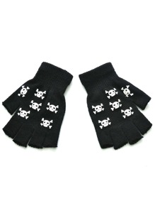 Skull Graphic Gloves