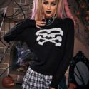 Skull Pattern Sweater