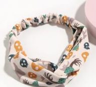 Skull Print Hair Band
