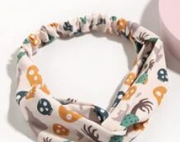Skull Print Hair Band