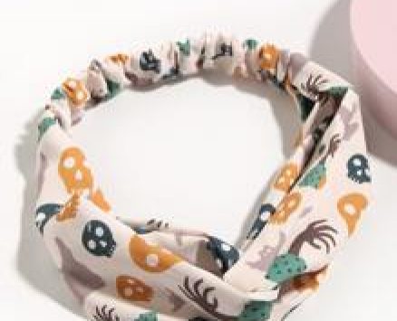Skull Print Hair Band