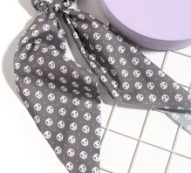 Skull Print Hair Tie