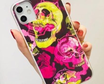 Skull Print Phone Case
