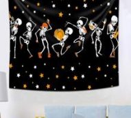 Skull Print Tapestry
