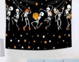 Skull Print Tapestry