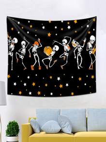 Skull Print Tapestry