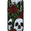 Skull & Rose Print Phone Case