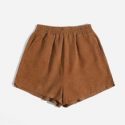 Slant Pocket Corduroy Shorts