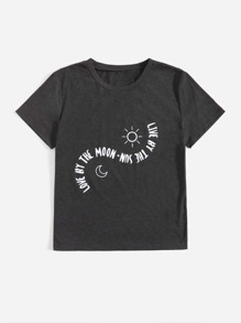 Slogan Graphic Tee