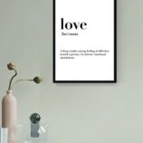 Slogan Graphic Unframed Painting