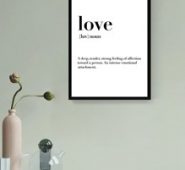 Slogan Graphic Unframed Painting