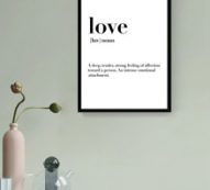 Slogan Graphic Unframed Painting