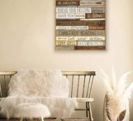 Slogan Graphic Unframed Painting