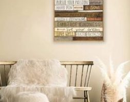Slogan Graphic Unframed Painting