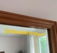 Slogan Graphic Wall Sticker