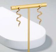 Snake Design Stud Earrings