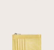 Snakeskin Embossed Purse With Card Holder