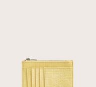 Snakeskin Embossed Purse With Card Holder