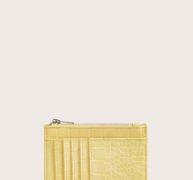 Snakeskin Embossed Purse With Card Holder