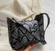 Snakeskin Pattern Shoulder Bag