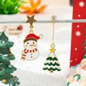 Snowman Drop Earrings