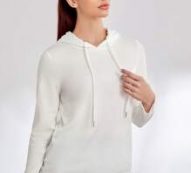 Solid Backless Softness Sports Hoodie