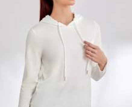 Solid Backless Softness Sports Hoodie