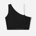 Solid Chain Crop Top