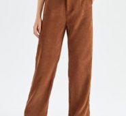 Solid Corduroy Pants
