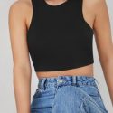 Solid Crop Tank Top